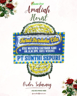 Papan Bunga Duka di Cikaranggeusan